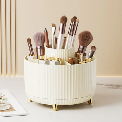 SpinGlam: Rotating Makeup Brush Organizer