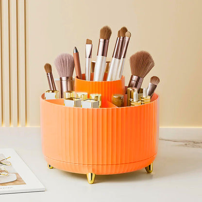 SpinGlam: Rotating Makeup Brush Organizer